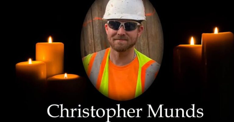 Christopher Munds Obituary, Death - Carpenters Local 243 Member Remembered After Workplace Accident